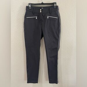 Daily sports, black golf pants zip legs